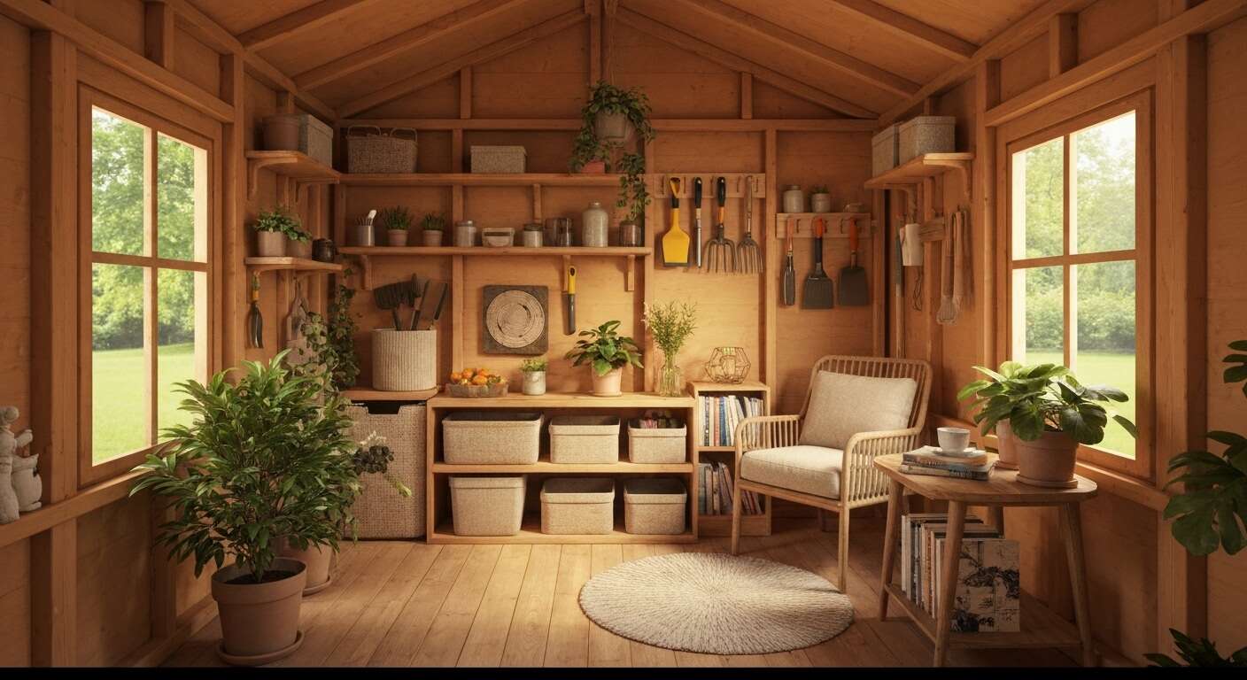 Maximiser l'espace de votre abri de jardin Maximiser l'espace de votre abri de jardin