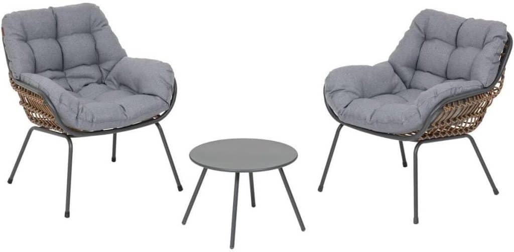 Avis sur le salon de jardin duo Paopao graphite Hespéride