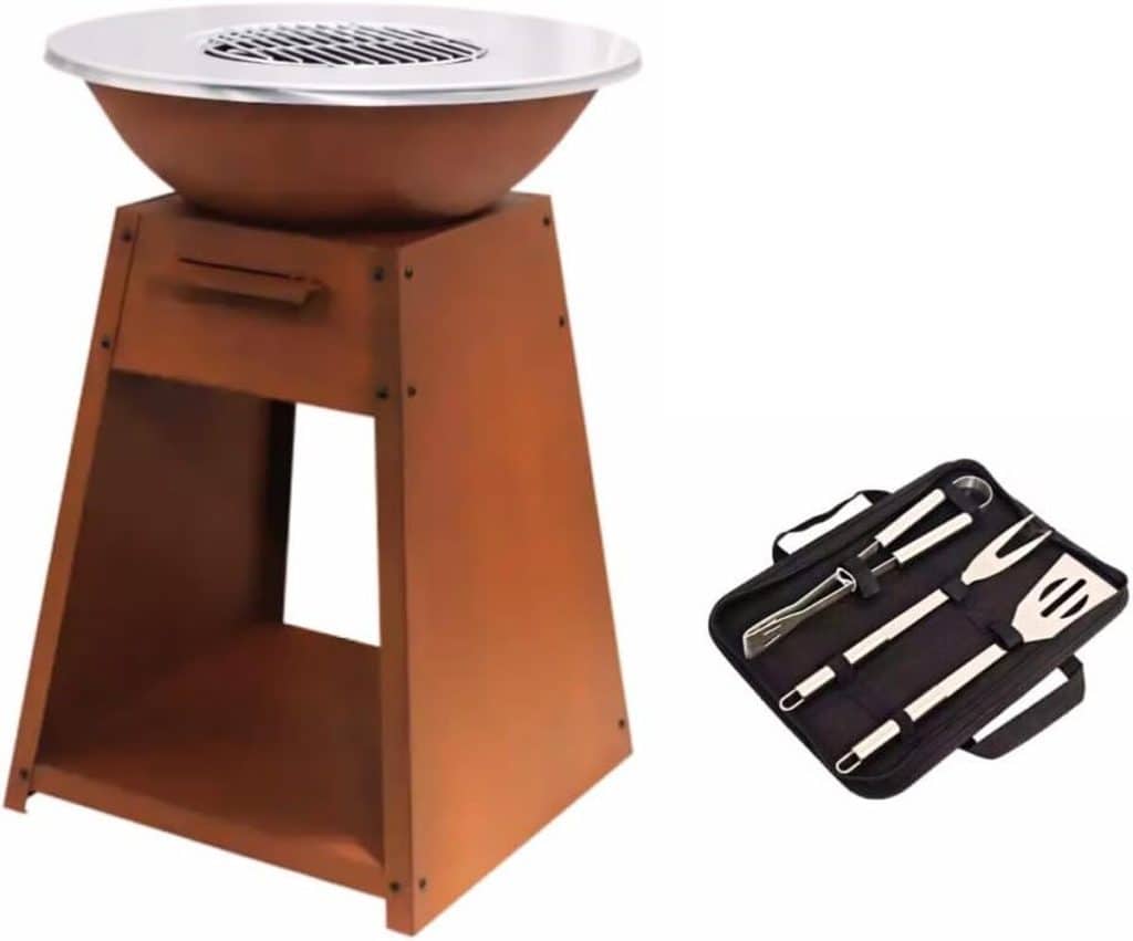 Test du brasero plancha 2 en 1 : polyvalence et accessoires inclus