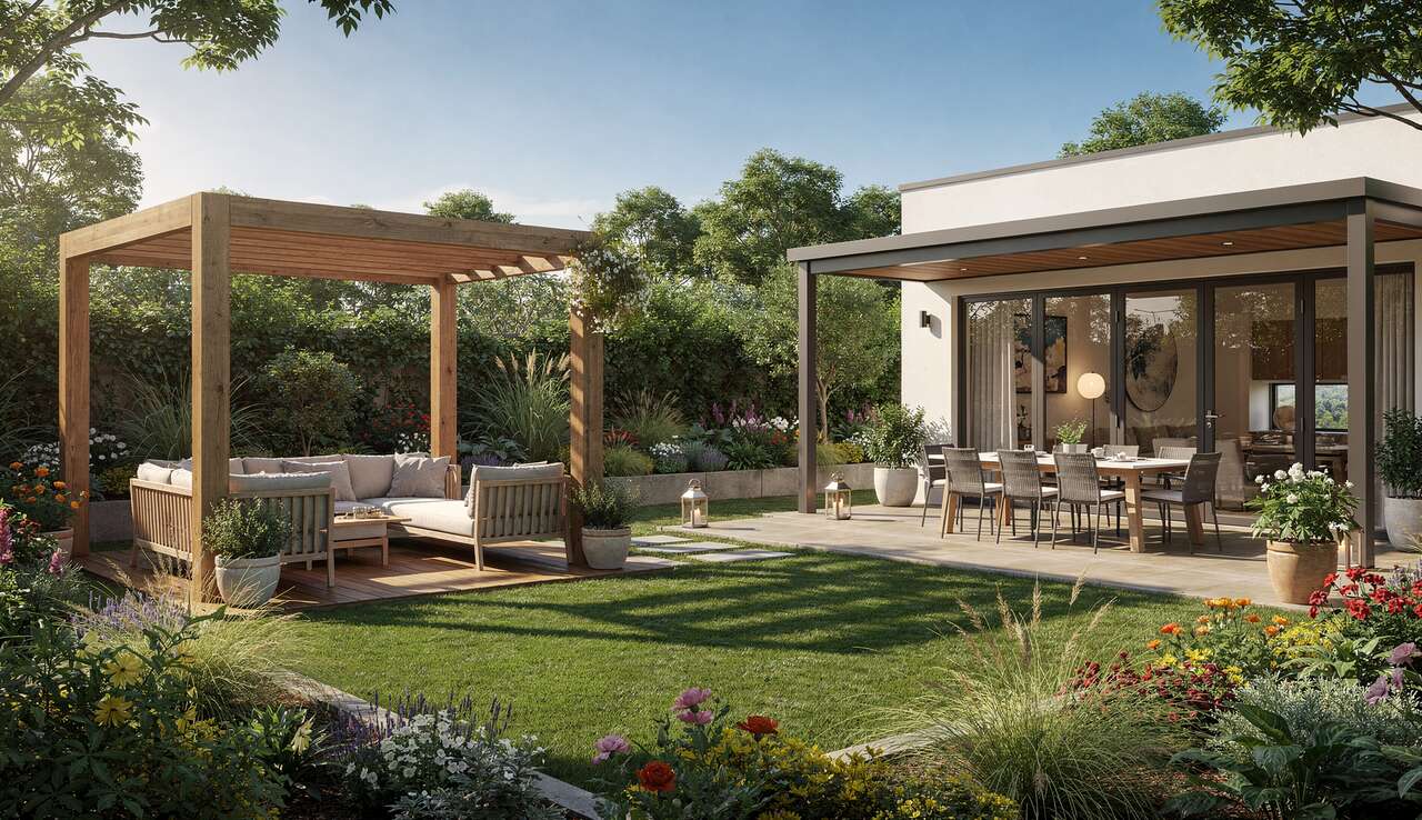 Véranda ou pergola : quelle option choisir pour votre jardin ?