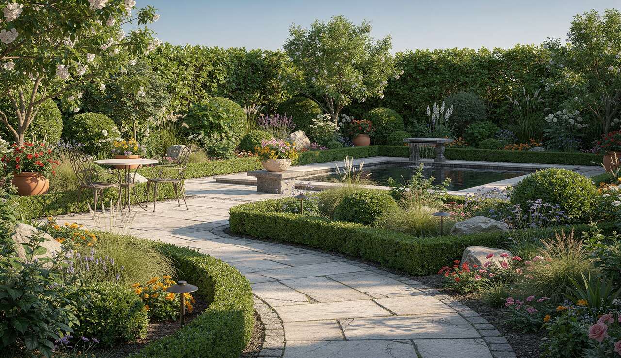 10 idées pour structurer le jardin avec style