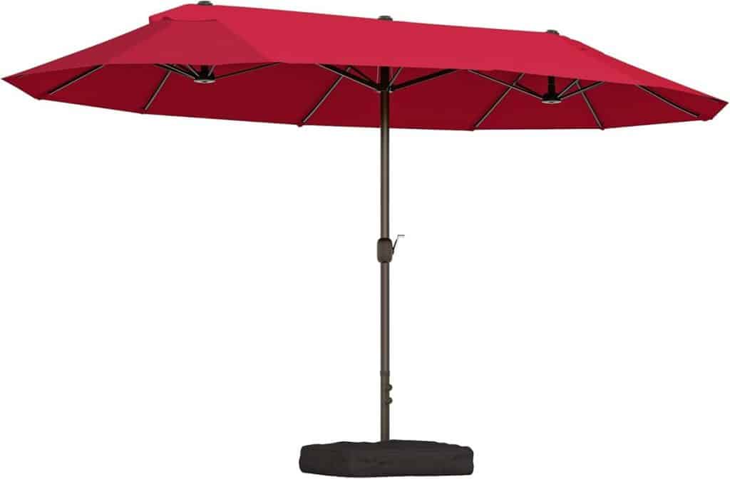 Test du parasol double Outsunny pour jardin et piscine