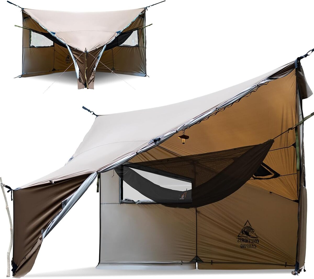 Test : tente OneTigris COZSHACK imperméable et compacte pour 2 à 4 personnes