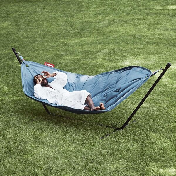 Fatboy® Headdemock Hamac Double XXL | Hamac 2 Personnes/Places avec Support | Approprié pour l'extérieur pour Jardin & terrasse | 270 x 138 cm