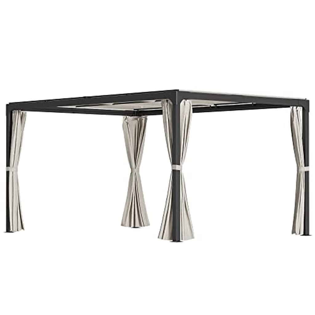 Test de la pergola Outsunny en aluminium : élégance et modularité