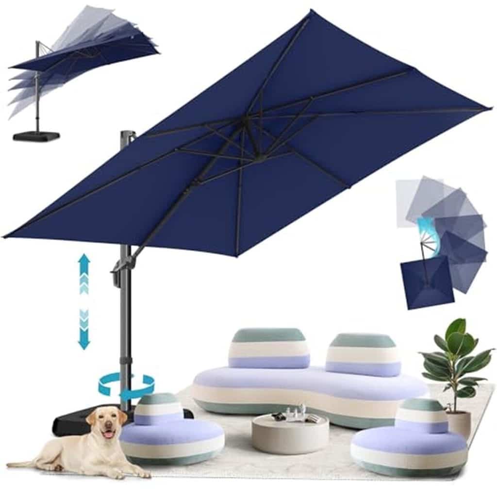 Test du parasol déporté HOTIME : confort et flexibilité à 360°