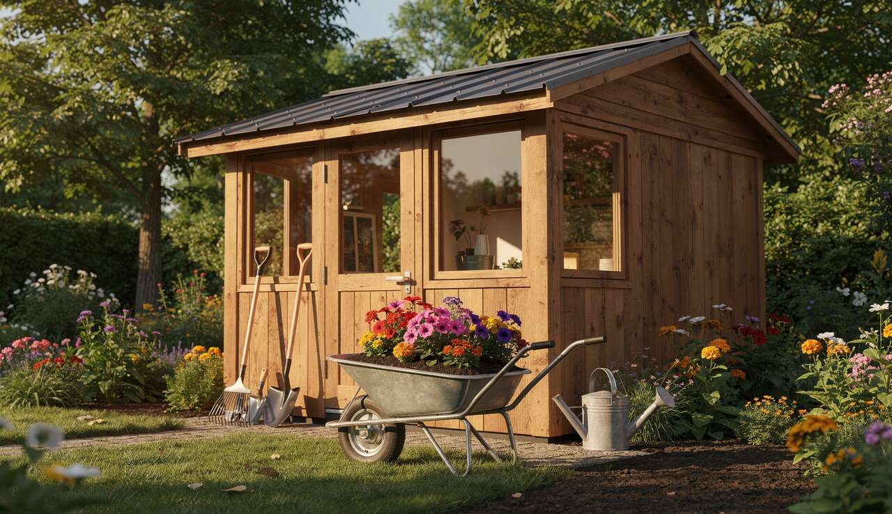 Choisir le mat&eacute;riau de son abri de jardin