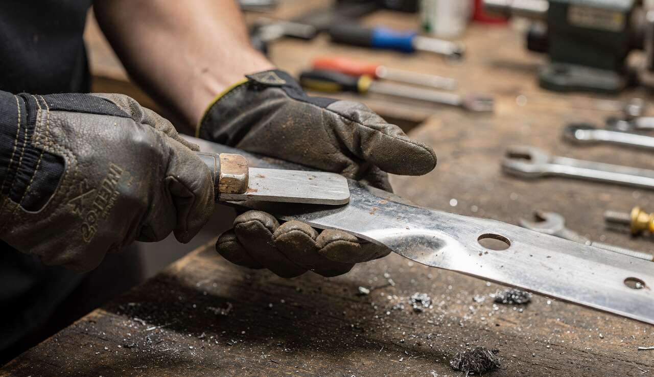 Remonter la lame sur la tondeuse Remonter la lame sur la tondeuse