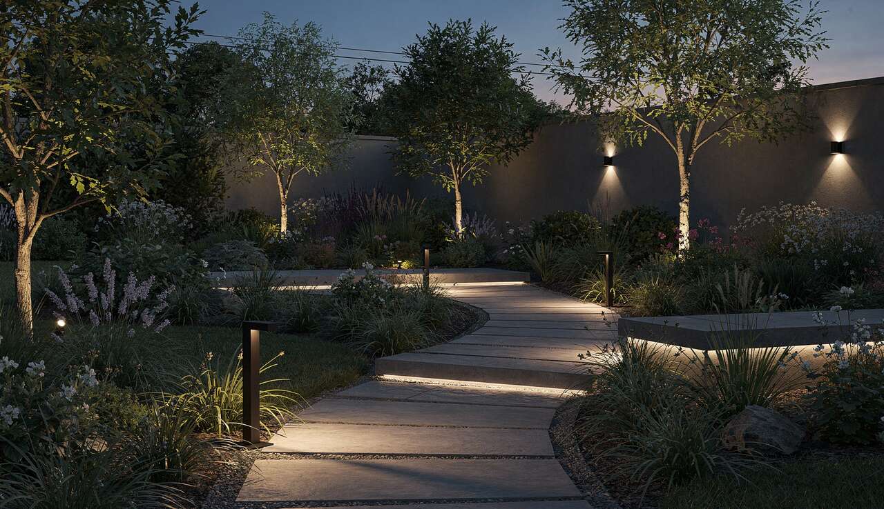 Les derni&egrave;res tendances en &eacute;clairage de jardin