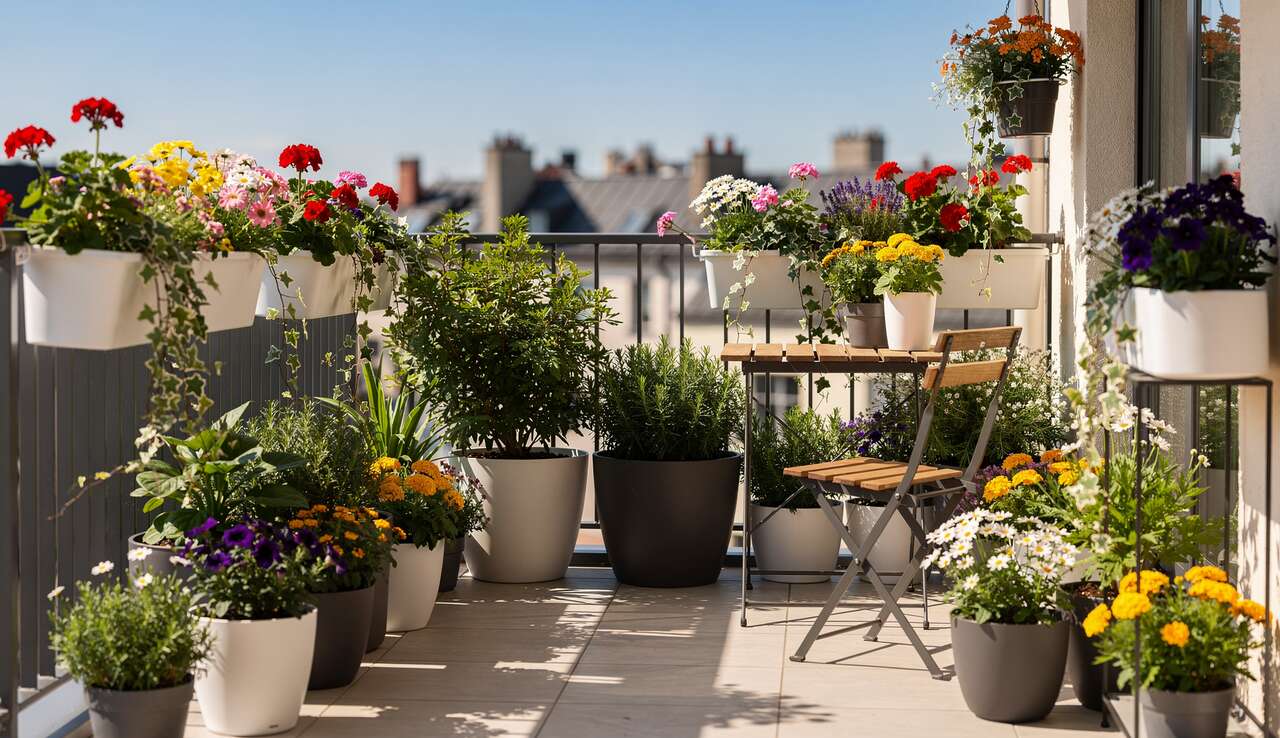 Idées de jardinières pour terrasse et balcon