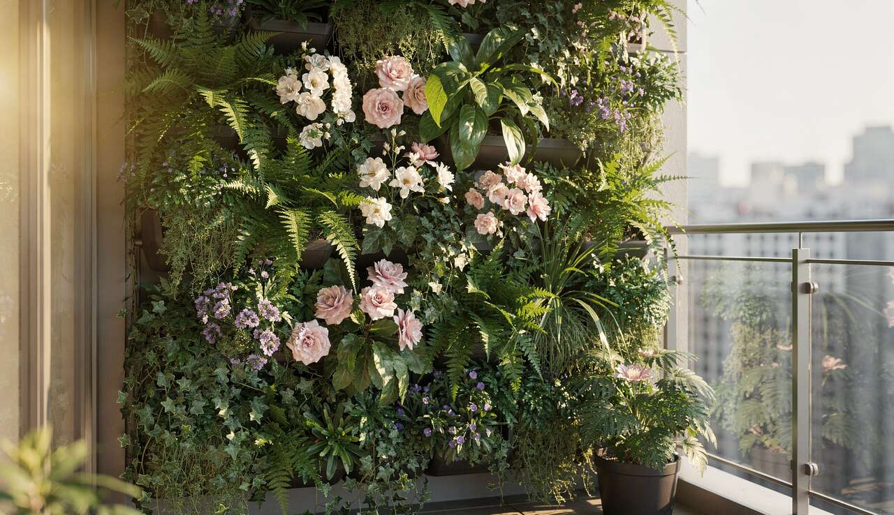 Cr&eacute;er un mur v&eacute;g&eacute;tal avec des jardini&egrave;res de balcon