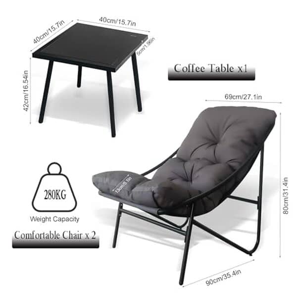 Découvrez notre test détaillé de l'ensemble salon de jardin 3 pièces avec coussins amovibles gris : style, confort et durabilité au rendez-vous pour embellir votre espace extérieur.