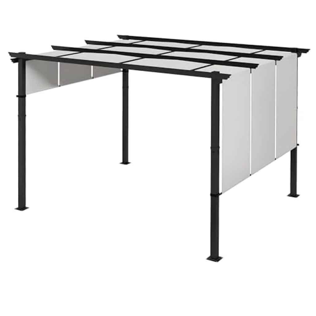 Test : pergola Outsunny 3 toiles coulissantes