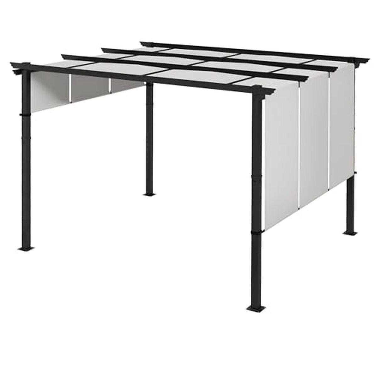 Test : pergola Outsunny 3 toiles coulissantes