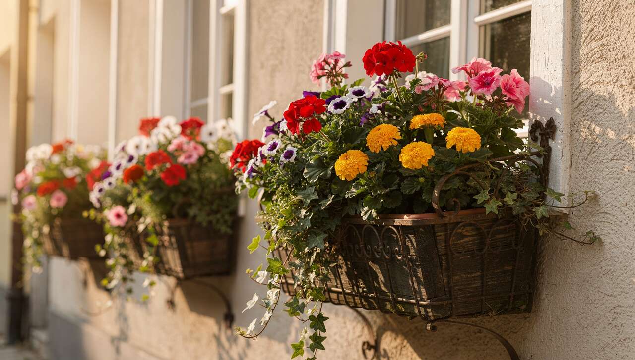 Sélectionner des fleurs et plantes variées