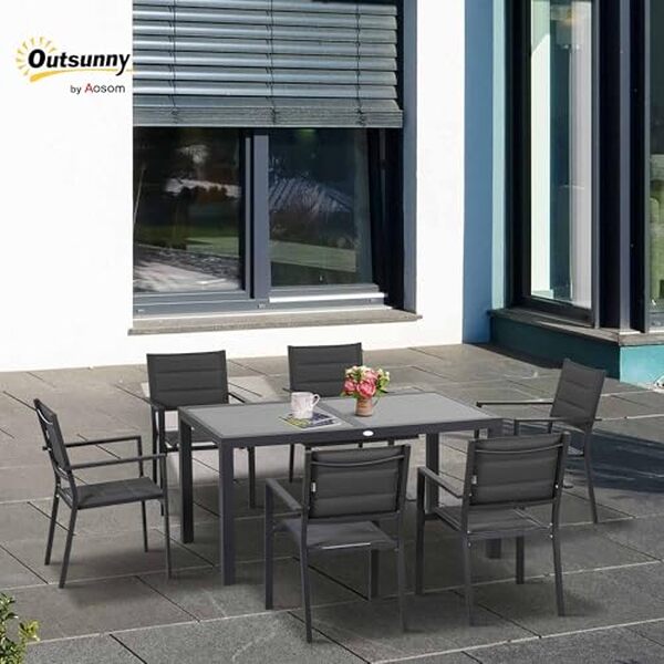 Découvrez notre avis détaillé sur le salon de jardin Outsunny en aluminium : design moderne, confort et grande capacité pour vos moments conviviaux à l'extérieur.