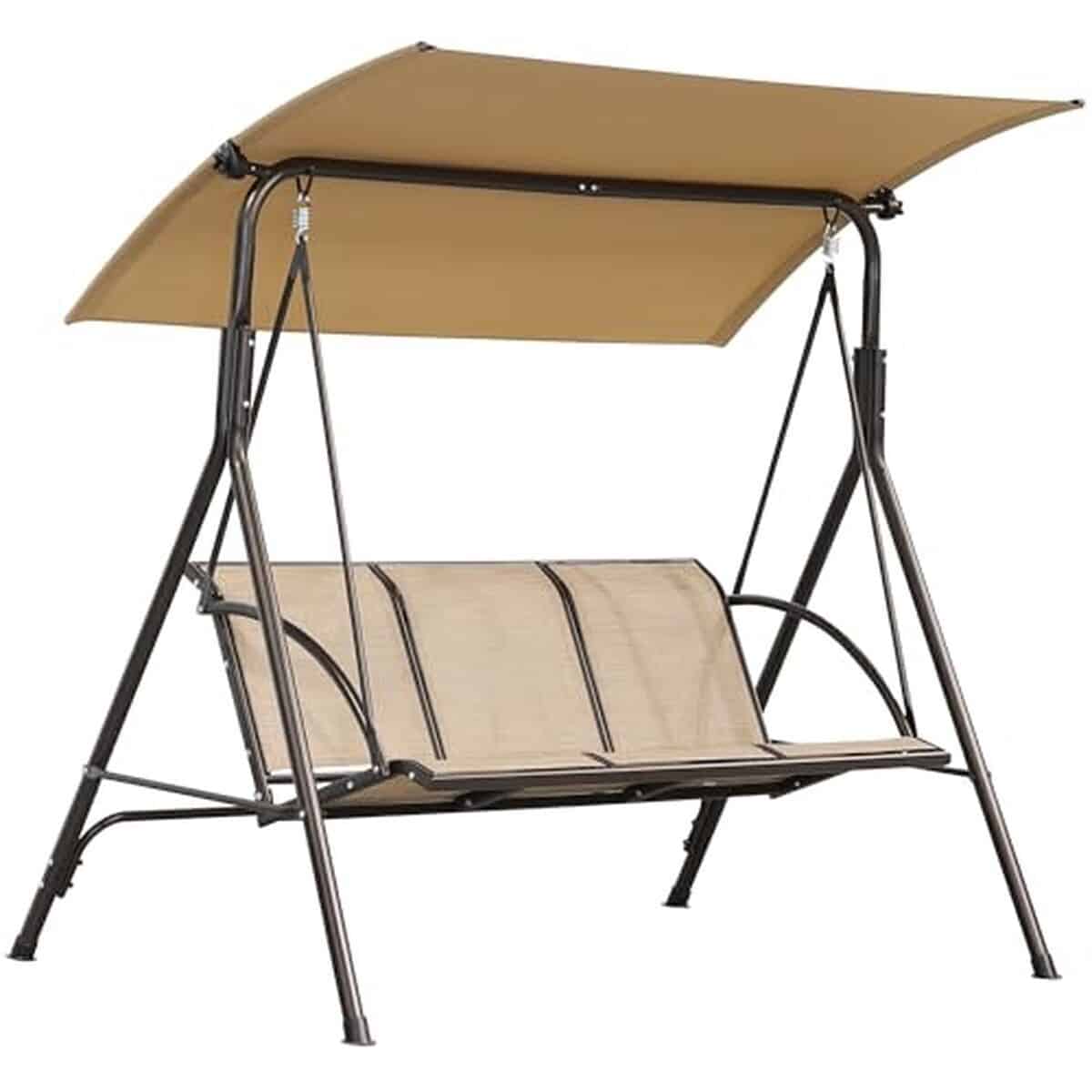 Test de la balancelle Angel Living 3 places avec toit ajustable