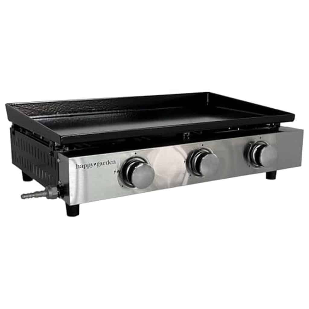 Test de la plancha gaz happy garden mérida : 3 brûleurs puissants en action