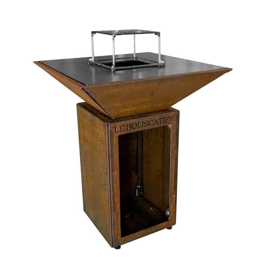 Test du brasero plancha Lou Provençau en acier corten : design et praticité