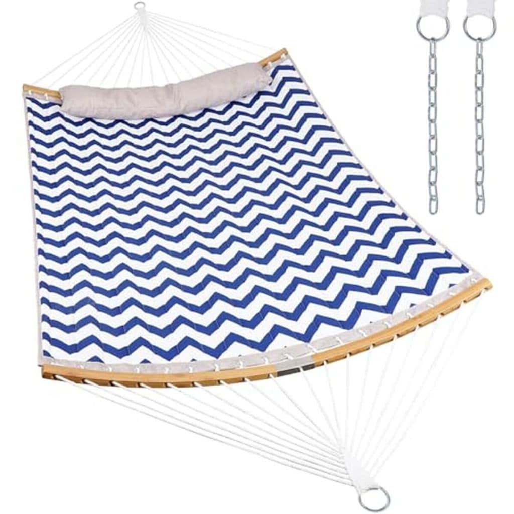 Test du hamac double avec barre d'écartement : confort pour deux personnes