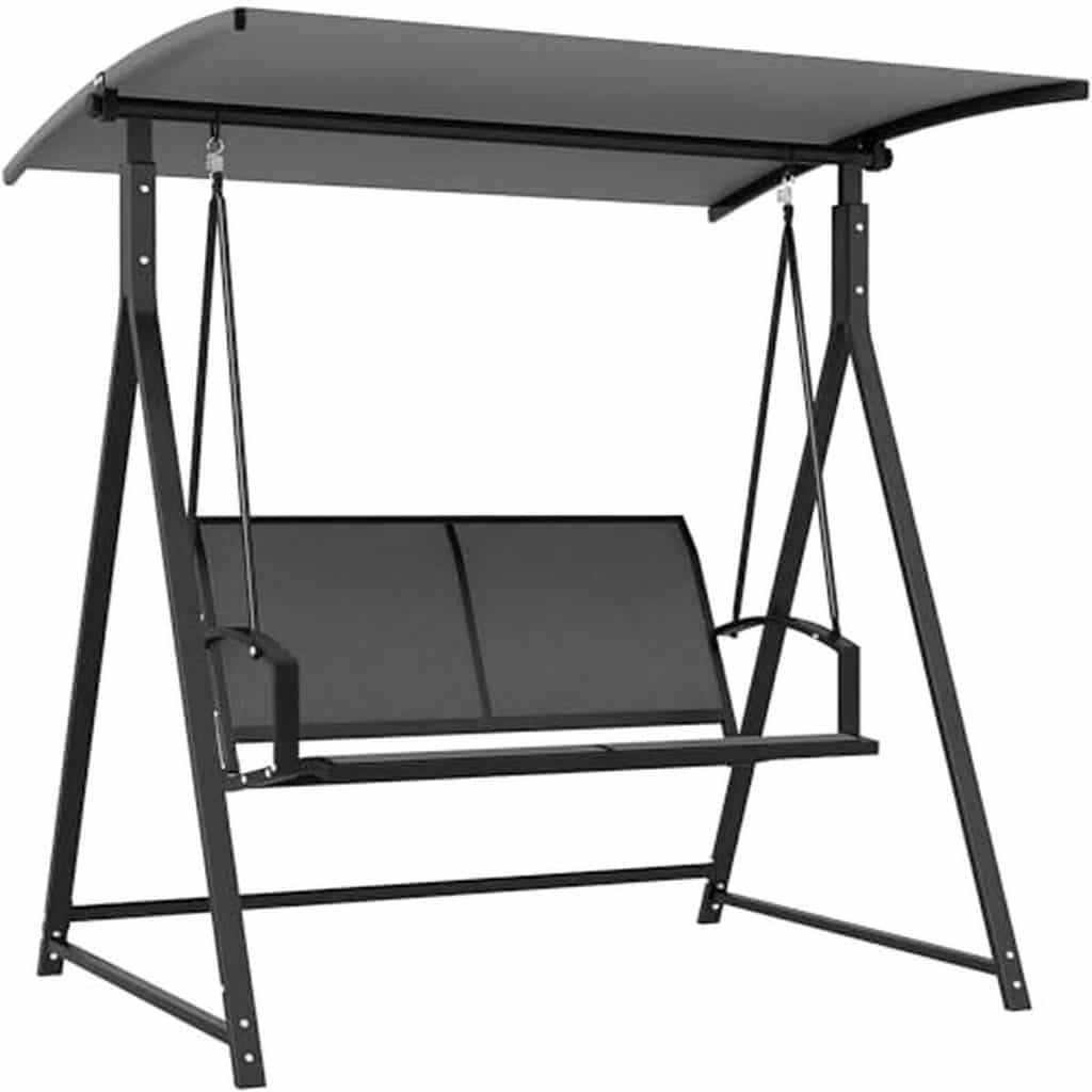 Test Outsunny balancelle de jardin 2 places avec auvent réglable