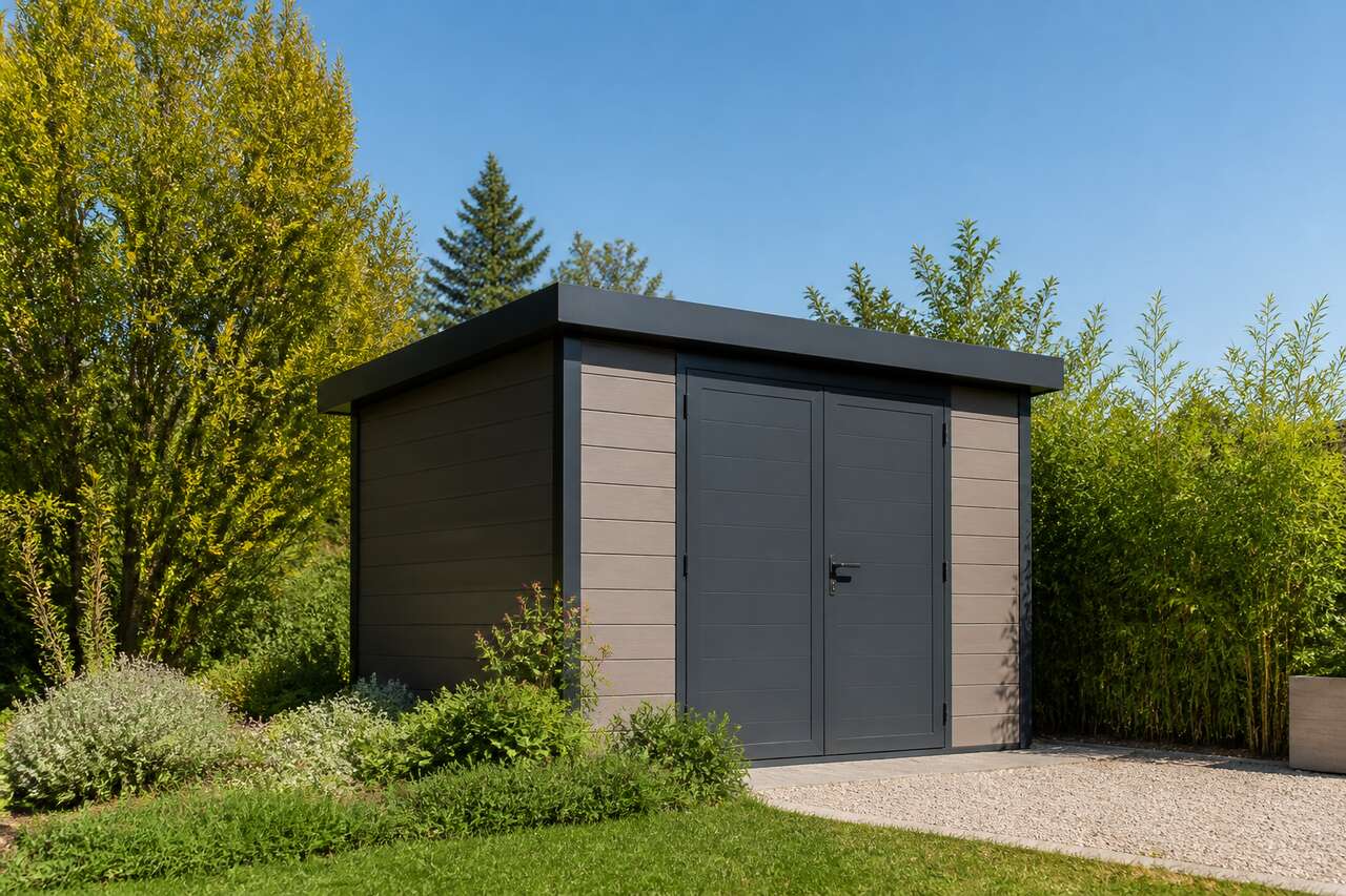 5 idées pour un abri de jardin en composite