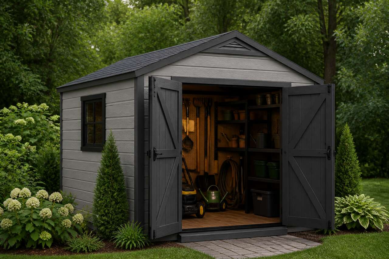 Comment entretenir et nettoyer un abri de jardin en composite ?