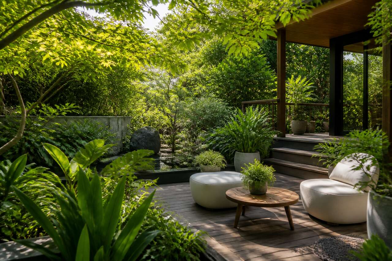 Ajouter des plantes et de la végétation luxuriante