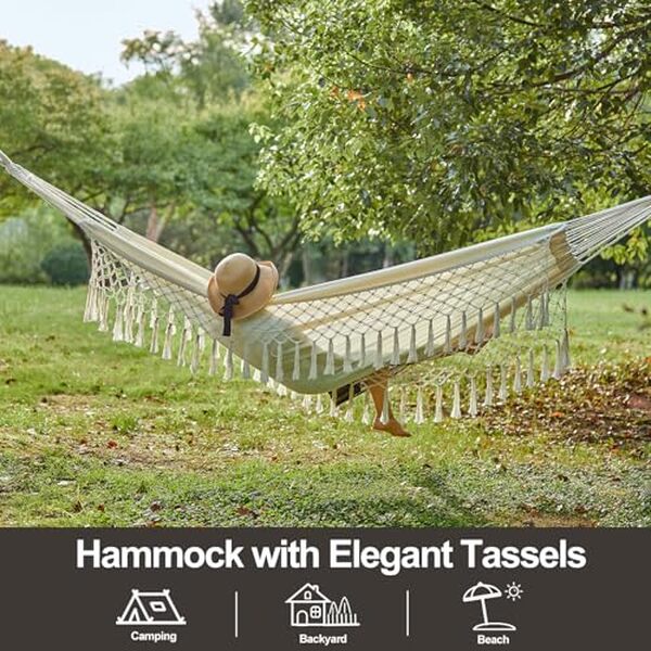 Découvrez notre avis complet sur le hamac double brésilien Chulim 248 x 160 cm : qualité, confort et résistance pour vos moments de détente en extérieur. 