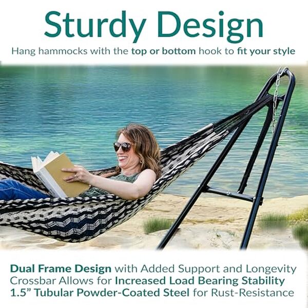 Découvrez notre test détaillé du support hamac universel Sunnydaze en acier. Robustesse, stabilité et polyvalence : tous les avis sur ce modèle prisé. 