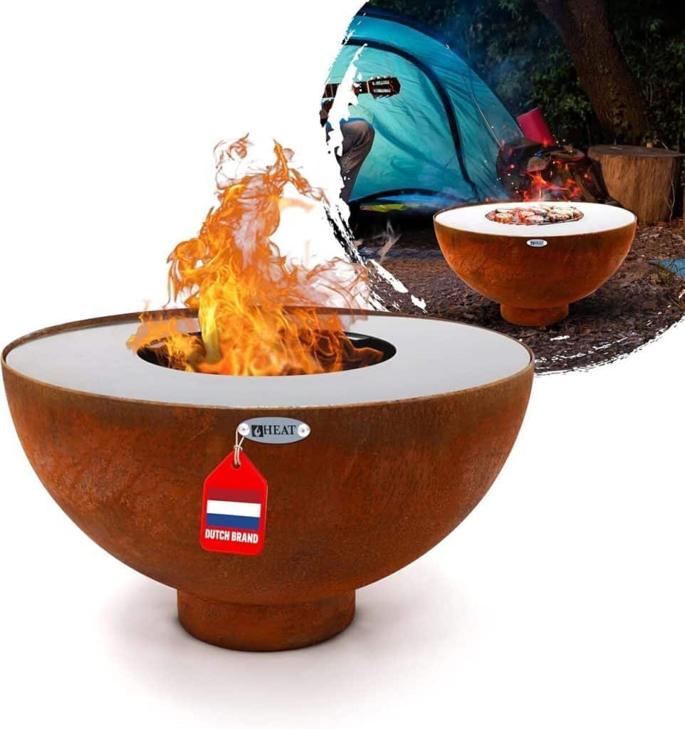 Test Du Brasero HEAT Outdoor Living Gystad : cuisson Au Feu De Bois