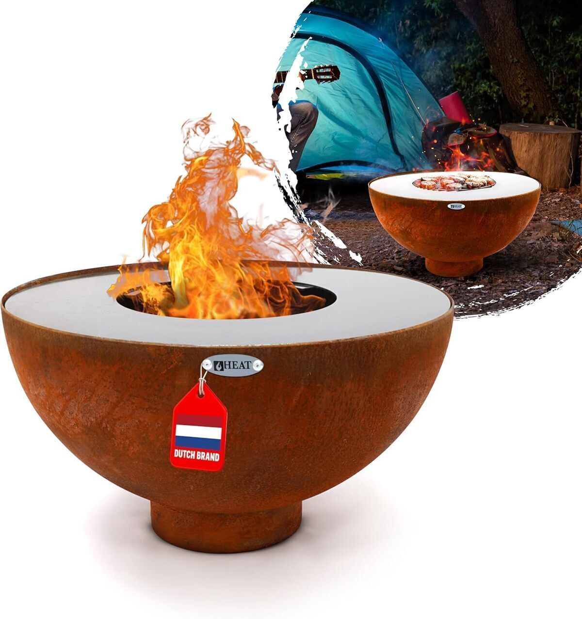Test Du Brasero HEAT Outdoor Living Gystad : cuisson Au Feu De Bois