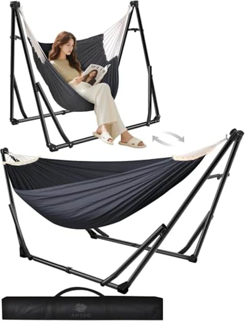 Test du hamac Anyoo : chaise pliable double usage