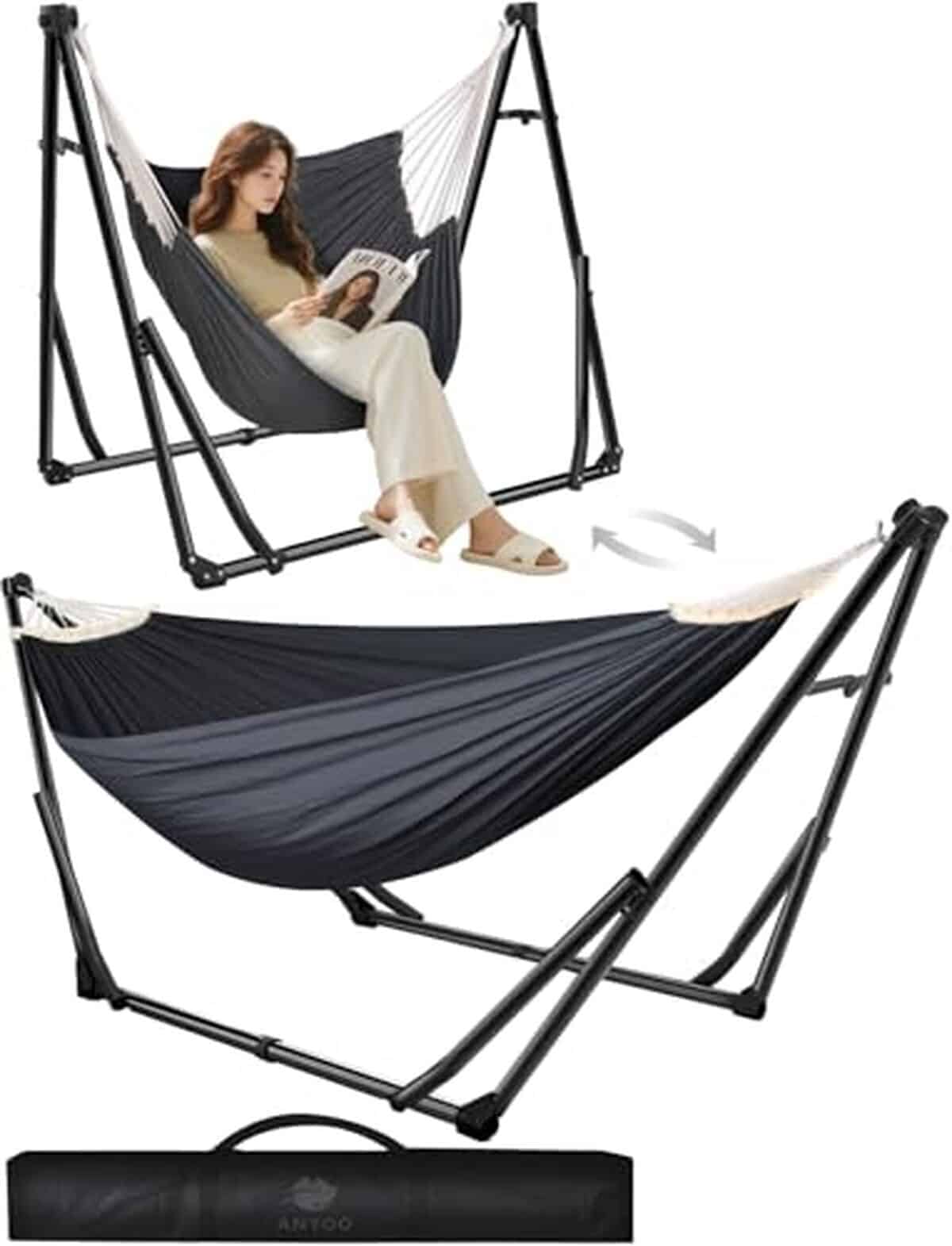 Test du hamac Anyoo : chaise pliable double usage