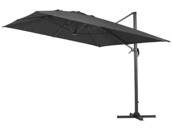 Découvrez le parasol déporté Sun 4 de Habitat et Jardin, 3x4 mètres, noir. Protection solaire optimale, design moderne et qualité premium pour vos espaces extérieurs. 