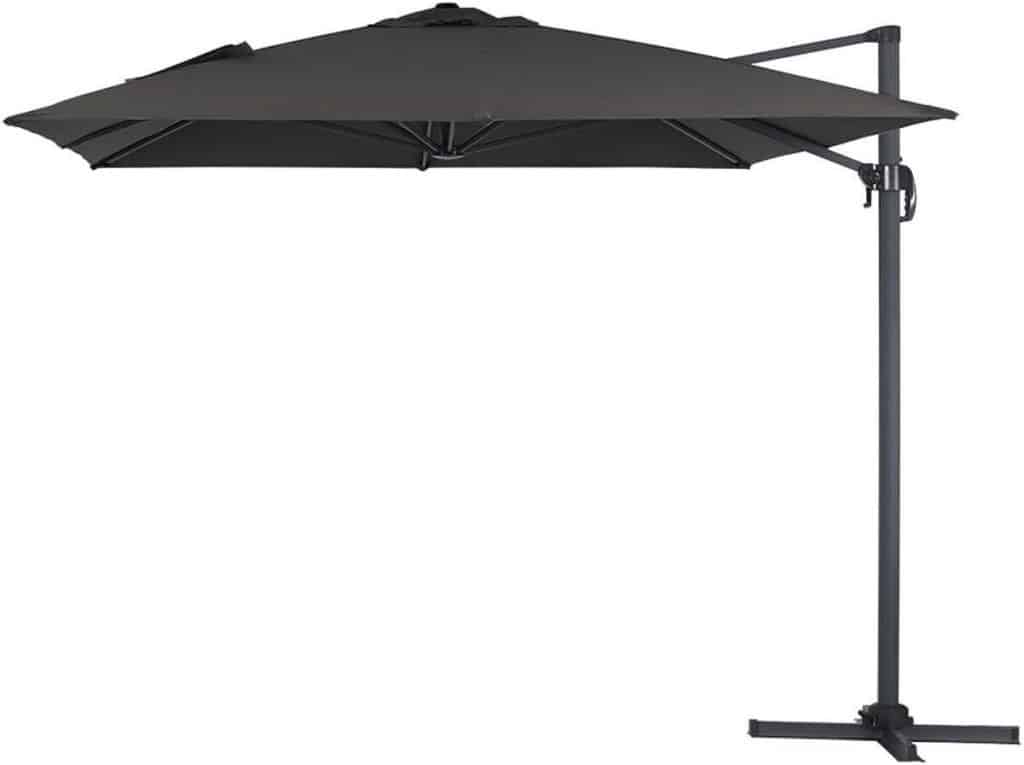 Test Parasol Déporté Sun 4" - Habitat Et Jardin 3 X 4 M Noir