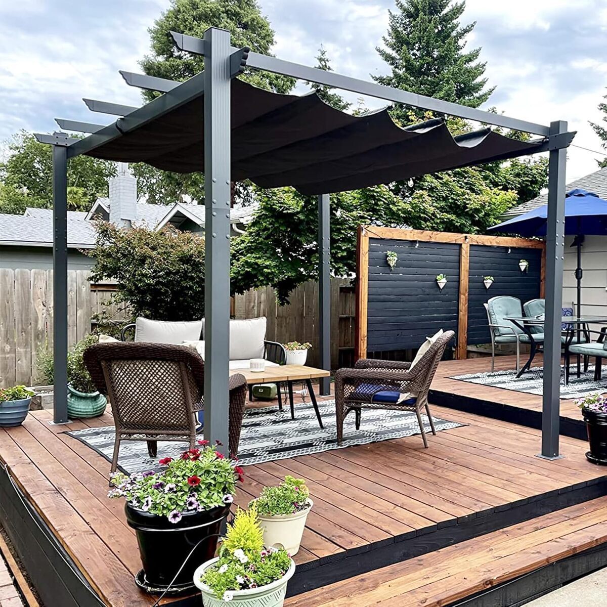 Test : pergola aluminium PURPLE LEAF 4 x 3 m résistante aux UV