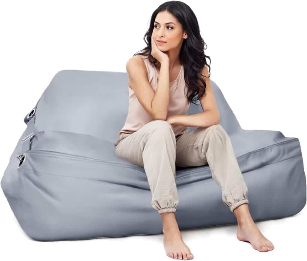Test du pouf Aiire XXL : confort extérieur premium