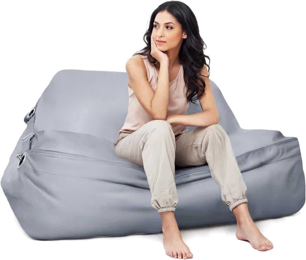 Test du pouf Aiire XXL : confort extérieur premium